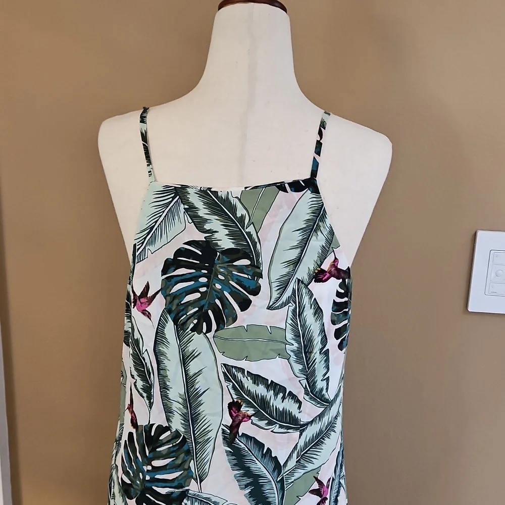 REVOLVE Seafolly palm ParadisE SLIP, COVERUP DRESS